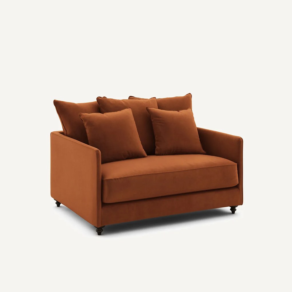 2-zits omvormbare bank van fluweel, Lazare