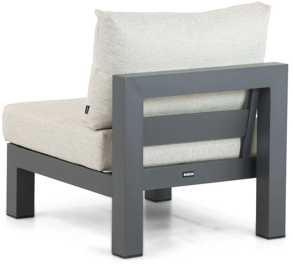 Hoek loungeset 6 personen Aluminium Grijs Lifestyle Garden Furniture Luca