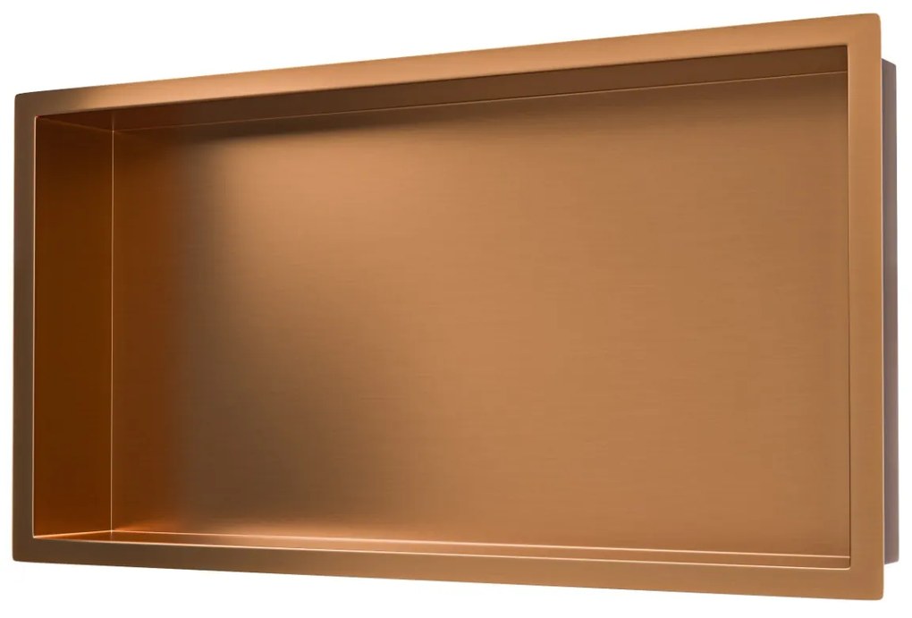 Mueller Bronzo inbouwnis 60x30x10cm geborsteld brons koper