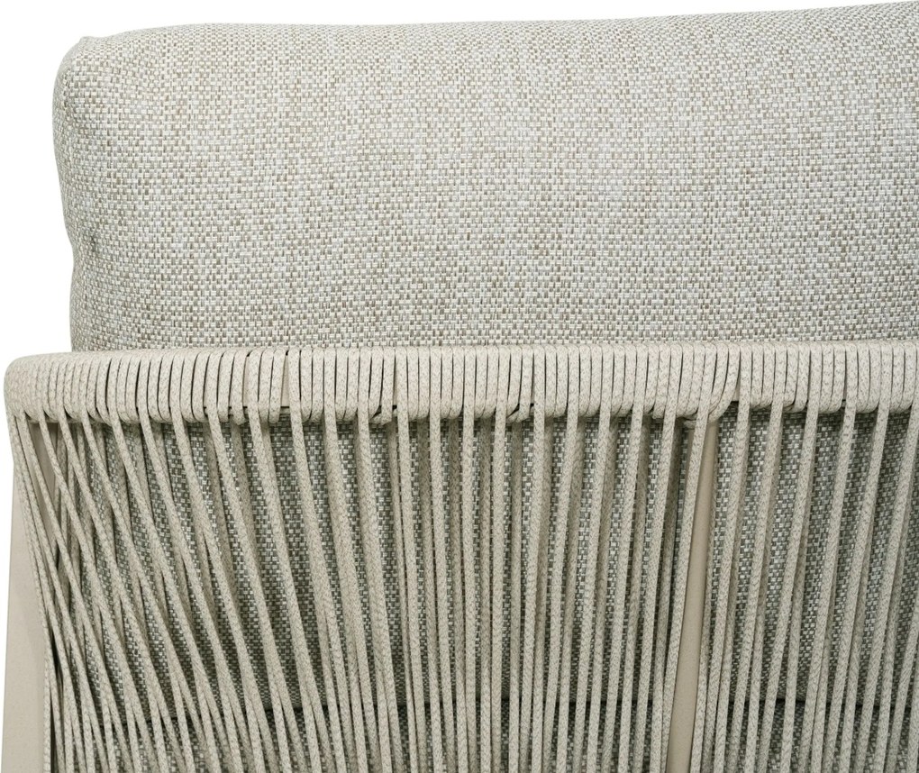 Hoek loungeset 6 personen Rope Taupe  Lifestyle Garden Furniture Biagio