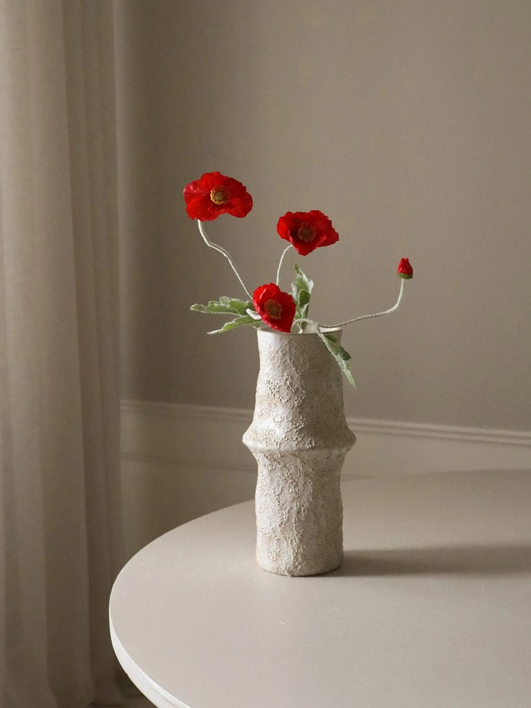 Kunstbloemenboeket Red Poppy