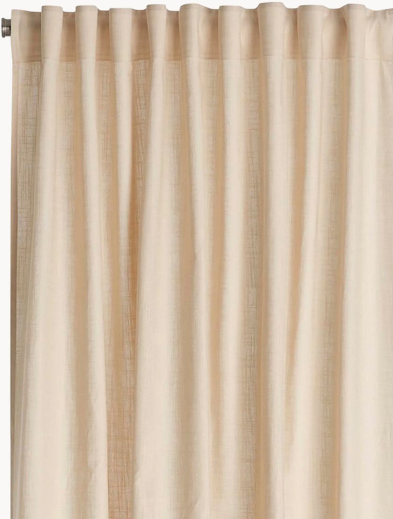 Transparante multibandgordijnen Jennie, 2-delig, B 140 cm