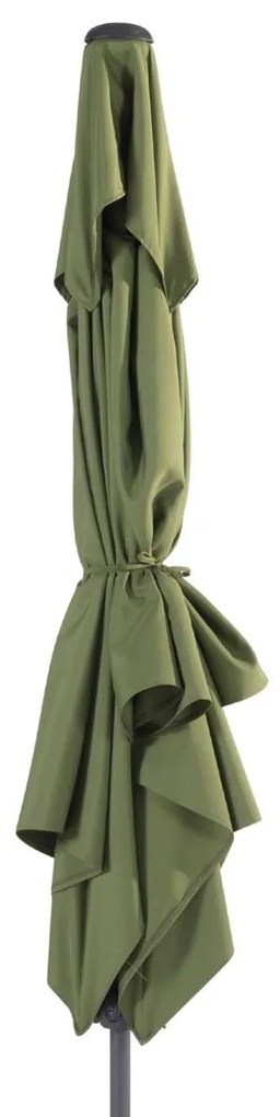 4 Seasons Outdoor Oasis Parasol met groen doek 200 x 250 cm Parasol    weerbestendig