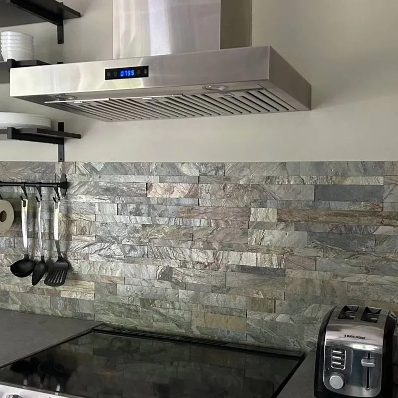 Zelfklevend Natuursteen Forest Fire | Paneli Natuursteen Wandpanelen