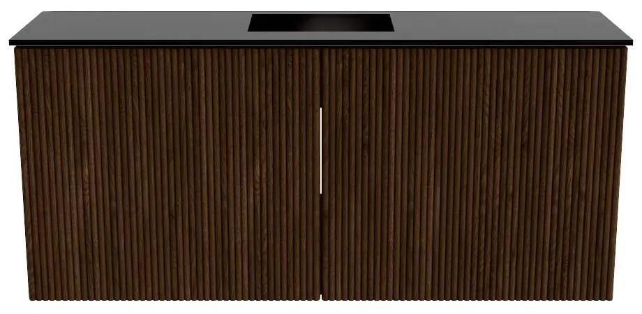 Mondiaz Joya 90cm toiletmeubel walnut met wastafel faye midden 1 kraangat urban
