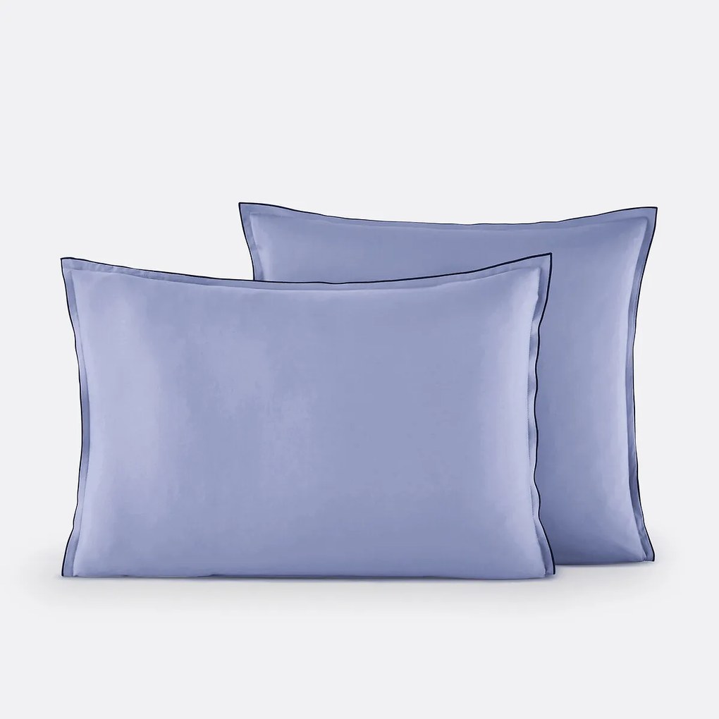 Kussensloop in gewassen katoensatijn van 118 draden, Victor uni