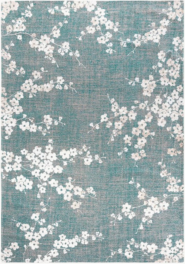 Wasbaar jacquard in- & outdoor vloerkleed Sakura