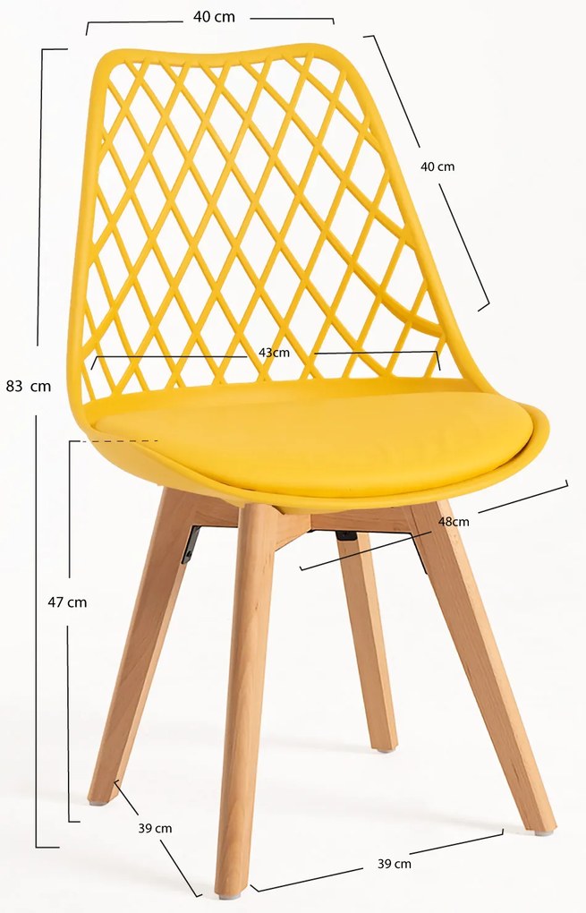 Pak 4 Mima Stoelen