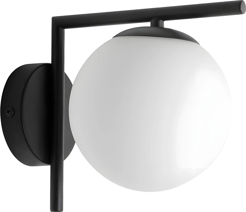 Wandlamp G101-1W Black White