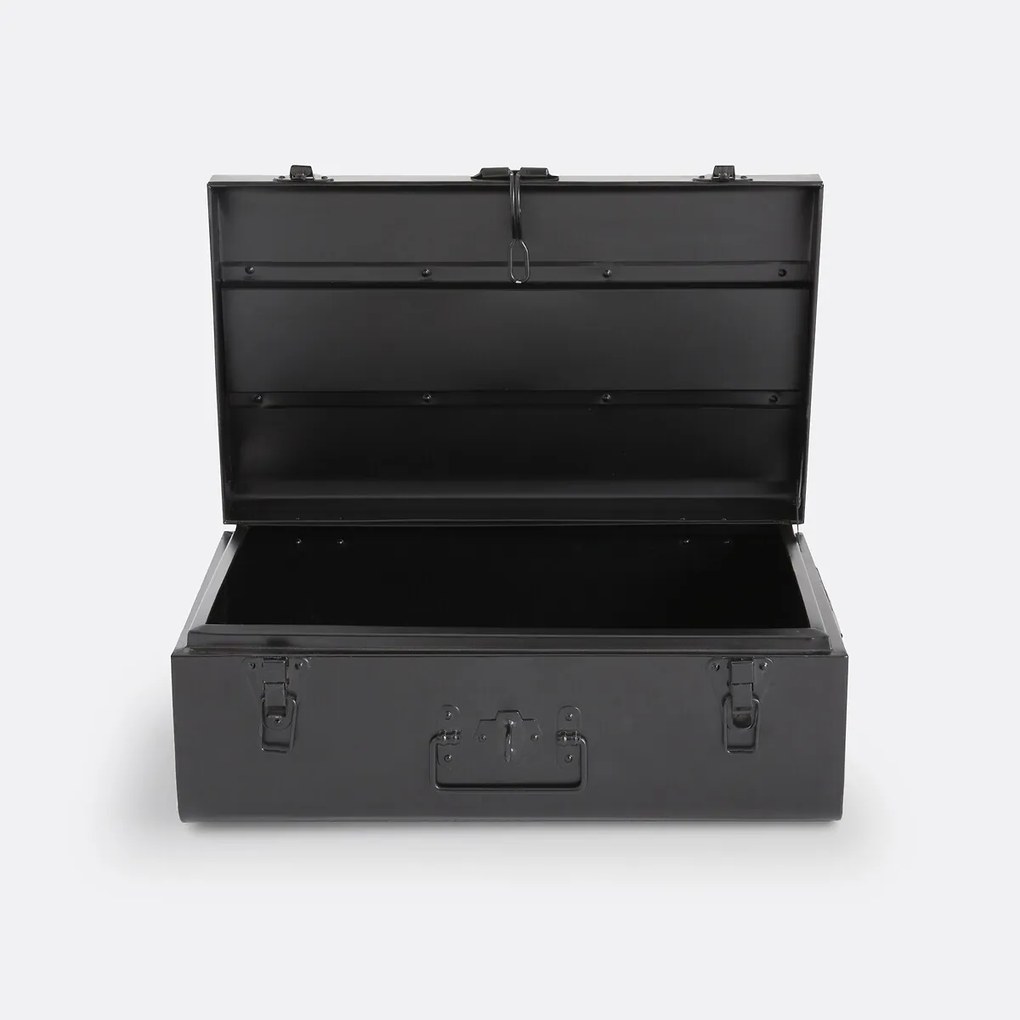 Koffer in staalmetaal, Masa