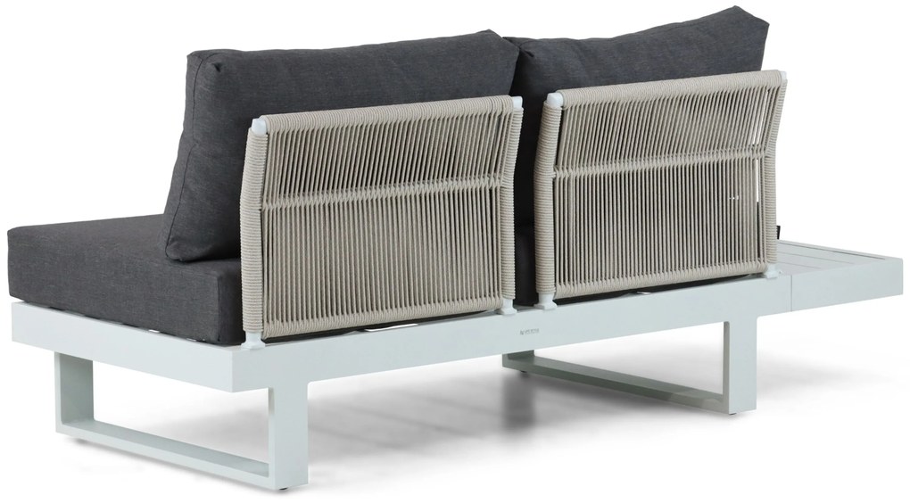 Hoek loungeset 6 personen Aluminium Wit  Lifestyle Garden Furniture Lorenzo