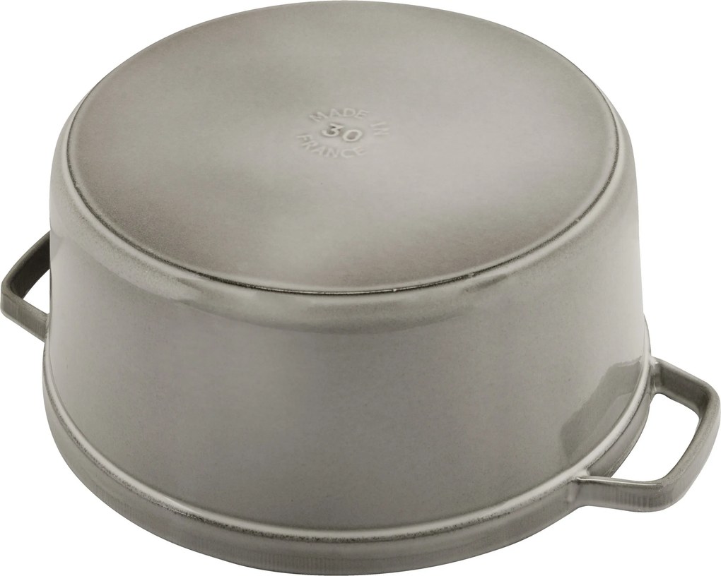 Staub La Cocotte Cocotte 22 cm / 2,5 l, Rond, Grafietgrijs - La Cocotte - Staub