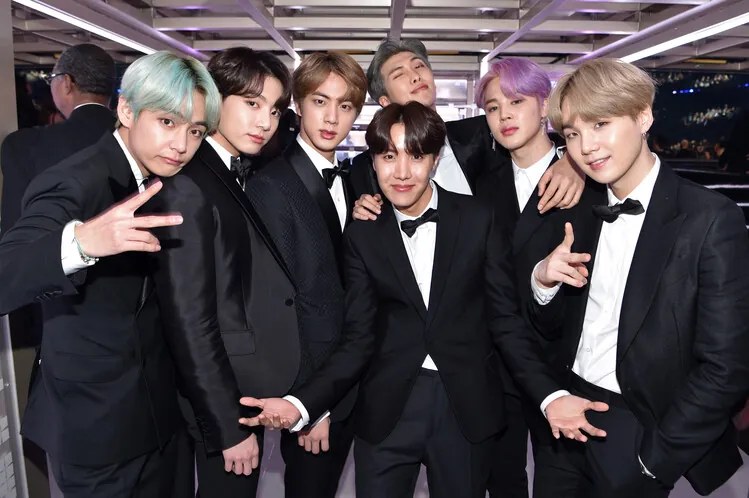 Foto South Korean boy band BTS at 61st Annual GRAMMY Awards, John Shearer