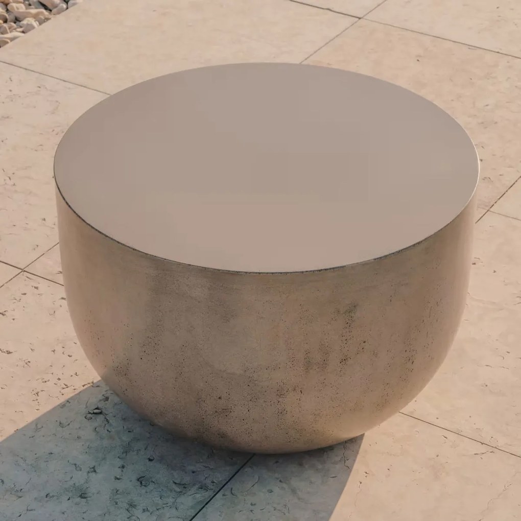 Kave Home Garbet Ronde Salontafel Beton 60 Cm - 60 X 60cm.