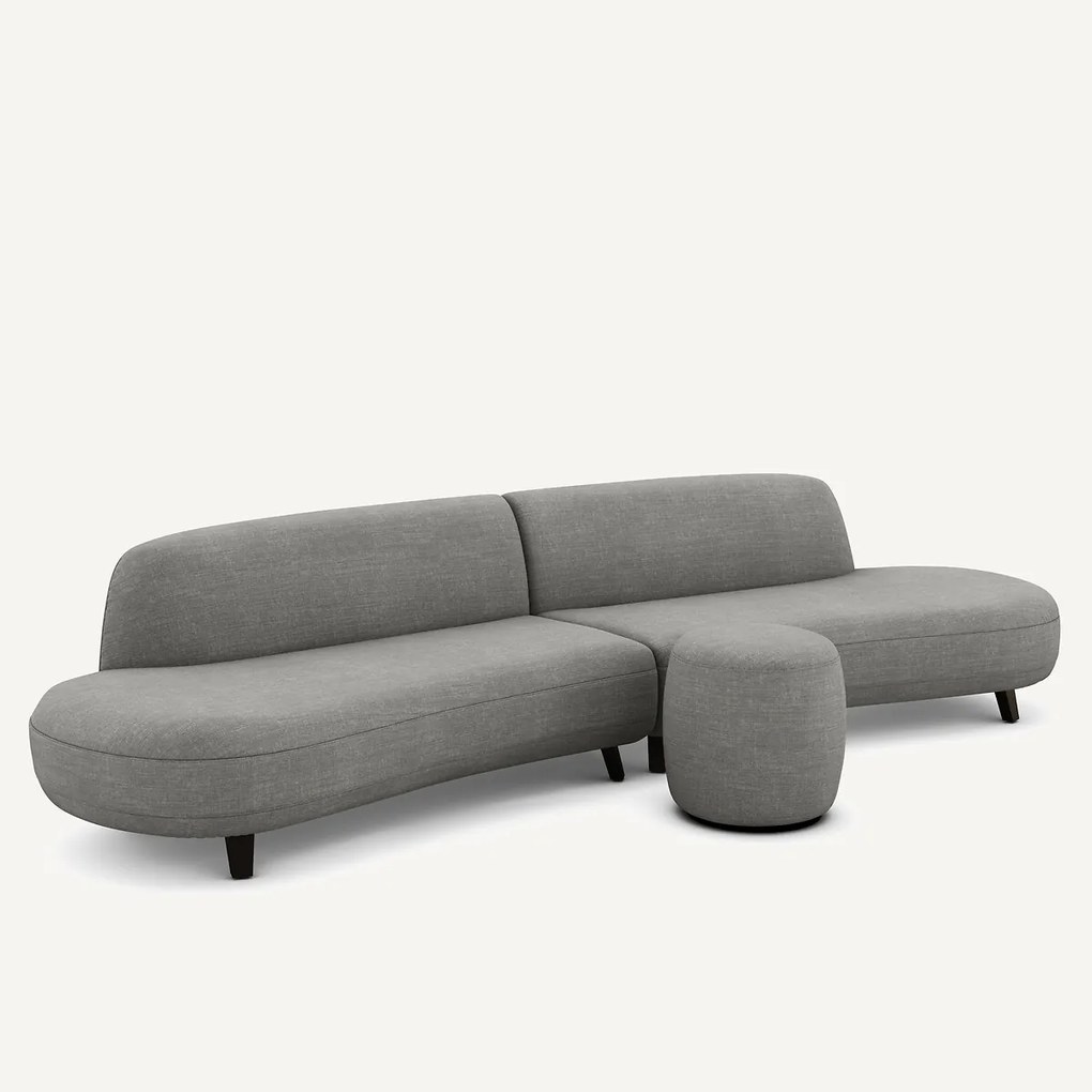 Voetensteun van katoen en linnen, Rosebury, ontwerp Emmanuel Gallina