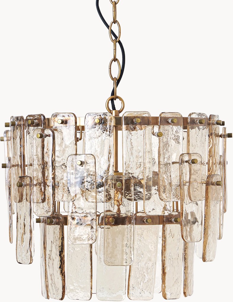 Grote hanglamp Cersei van glas