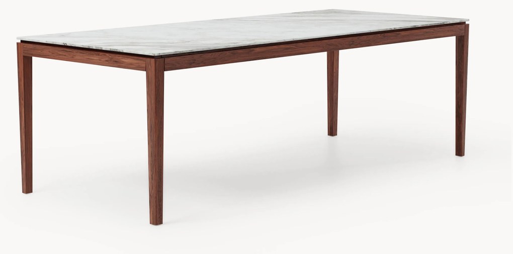 Eettafel Jackson in marmerlook, verschillende formaten