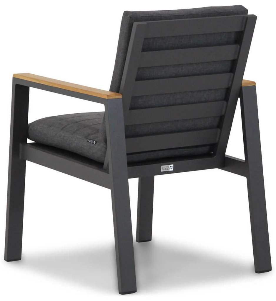 Tuinset 4 personen 180 cm Aluminium Grijs Lifestyle Garden Furniture Marietta/Riviera