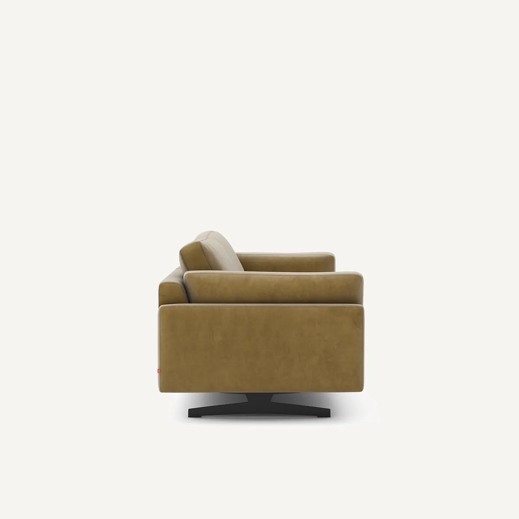 Bank in fluweel, 2-zit, César