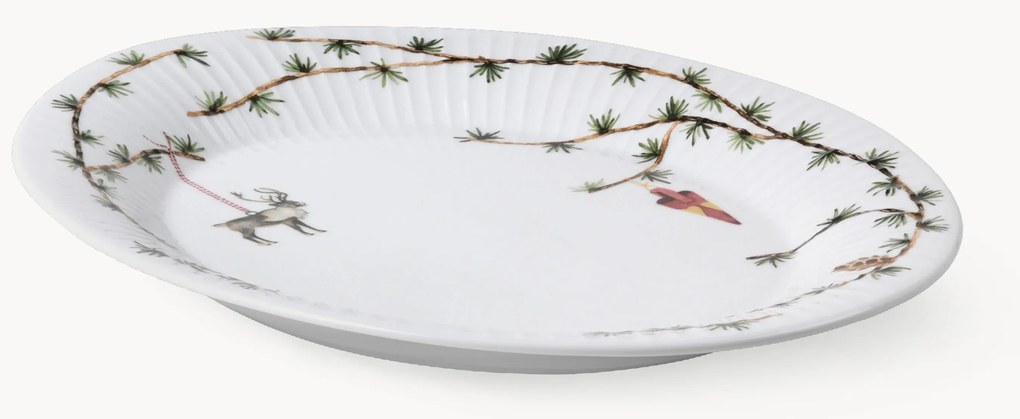 Handgemaakt porseleinen serveerplateau Hammershøi