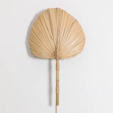 Bamboe Wandlamp Pruyans Natuurlijk - Sklum