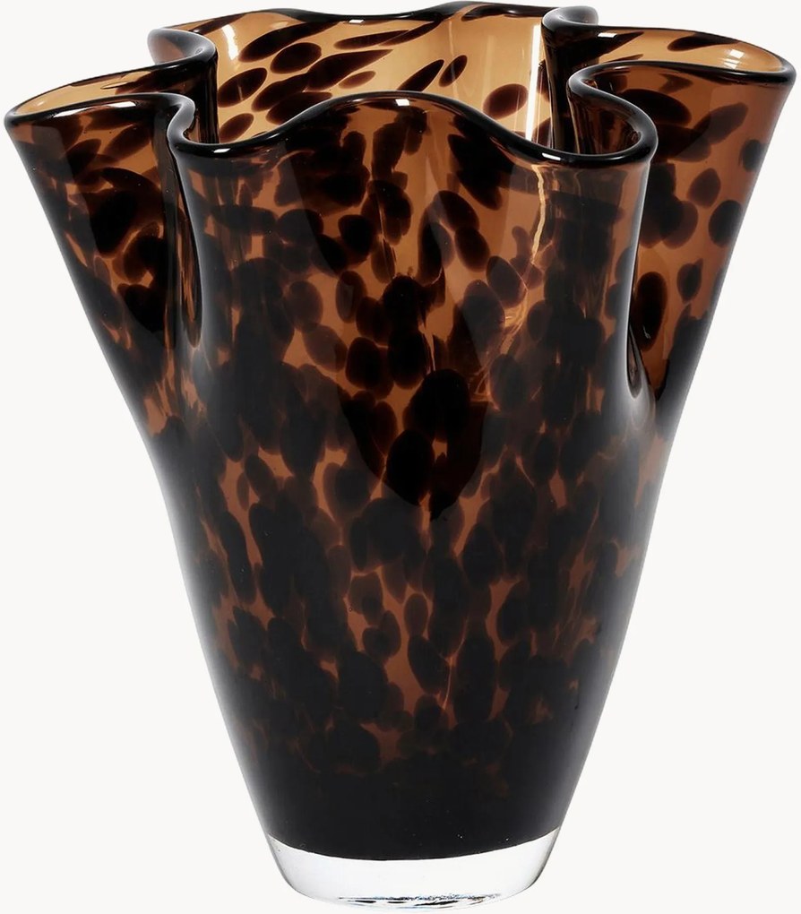 Mondgeblazen glazen vaas Liva, H 32 cm