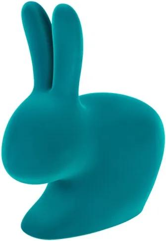 Rabbit Chair Baby Velvet - Turquoise