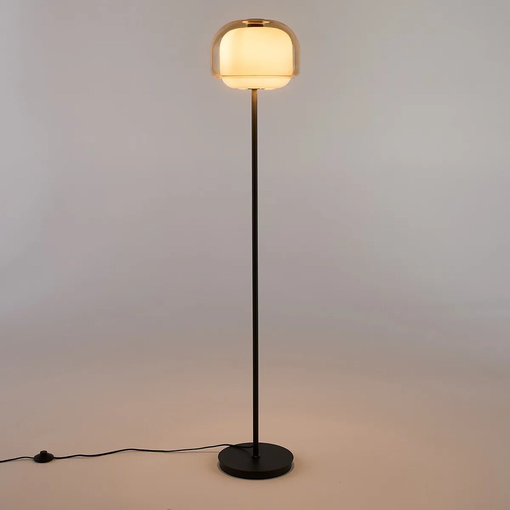 Vloerlamp van gekleurd glas, KINOKO