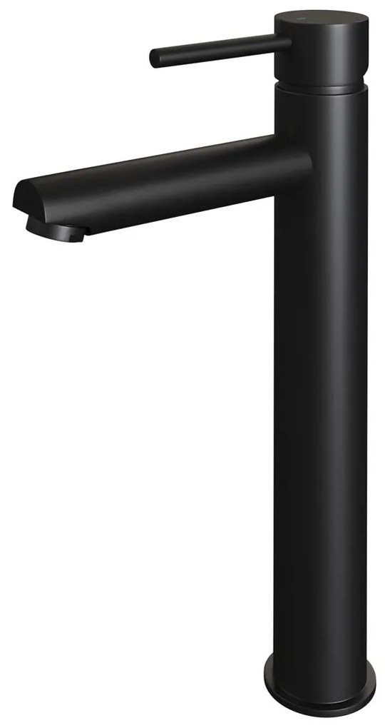 Brauer Black Edition ColdStart verhoogde wastafelkraan energy-saving model A zwart mat