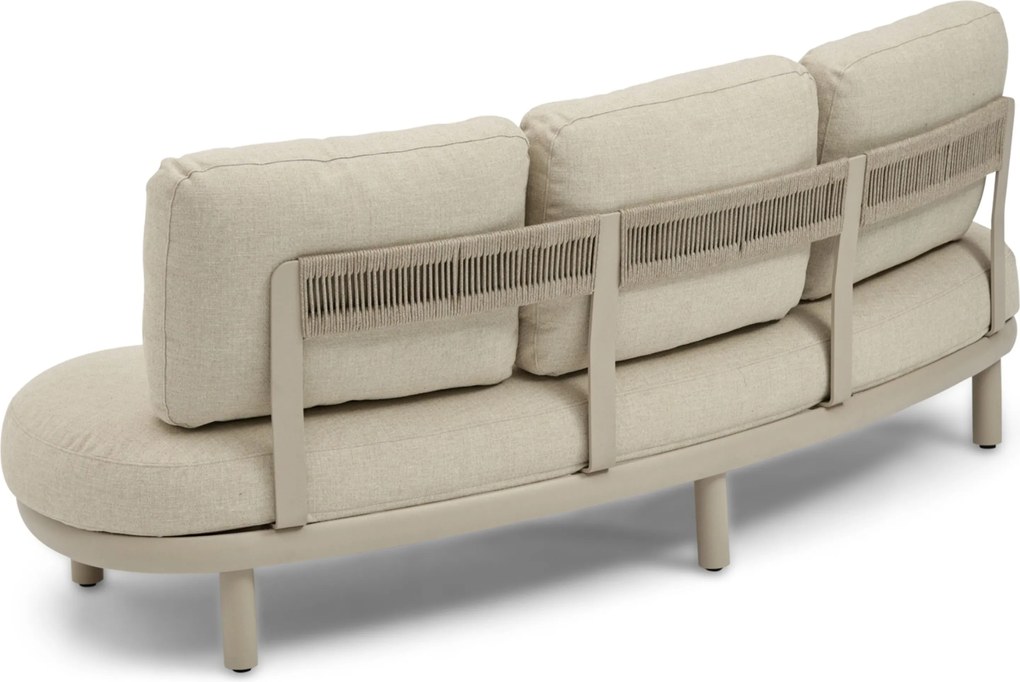 Stoel en Bank Loungeset 5 personen Rope Zand/Beige  Coco Almara