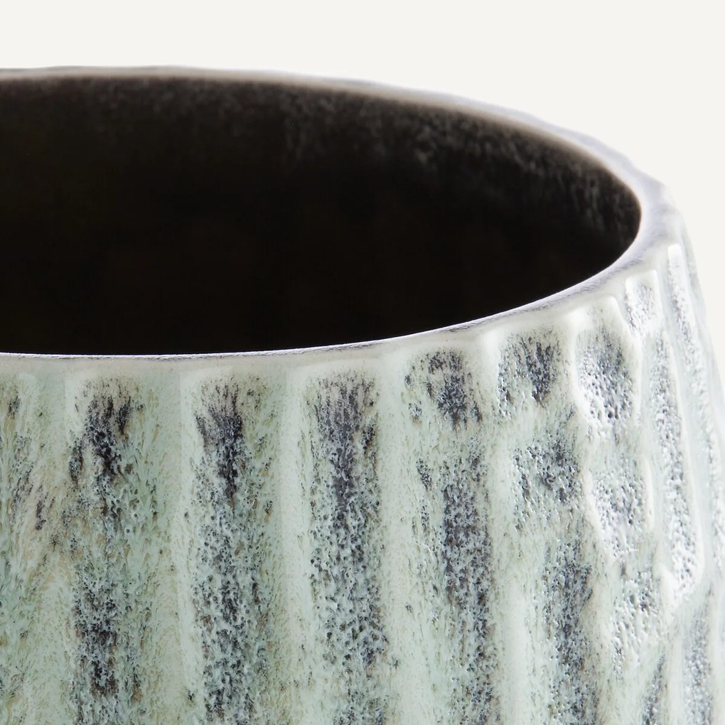 Bloempot van keramiek, H18 cm, Zira