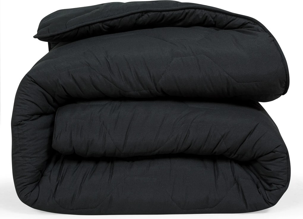Dekbed 2 in 1 - Wasbaar dekbed zonder overtrek - 240x220 - zwart xl
