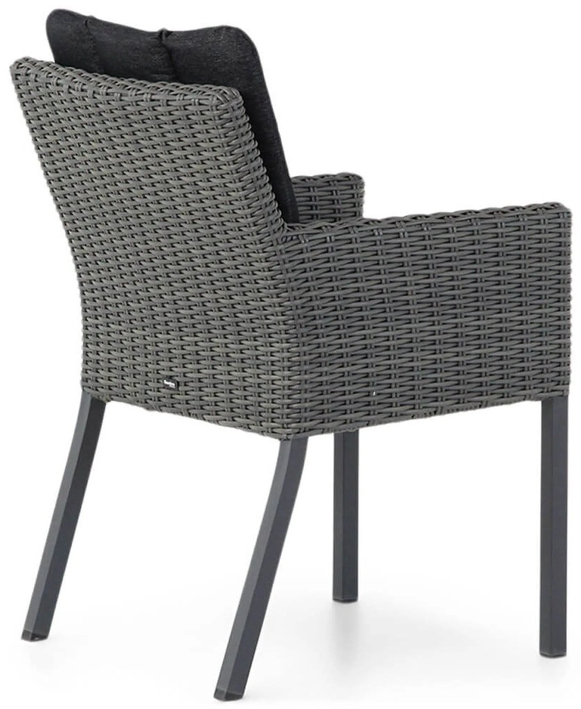 Tuinset 4 personen 200 cm Wicker Grijs Garden Collections Oxbow/Brookline