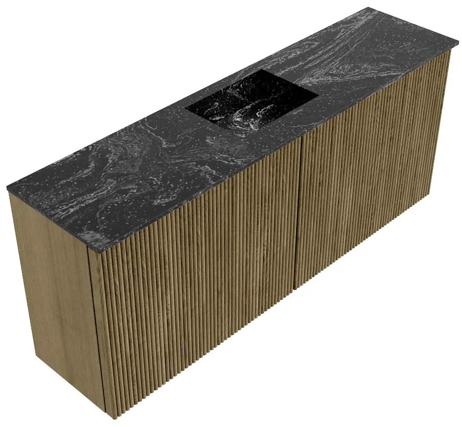 Mondiaz Joya DLux 100cm toiletmeubel dusk met wastafel faye midden 1 kraangat lava