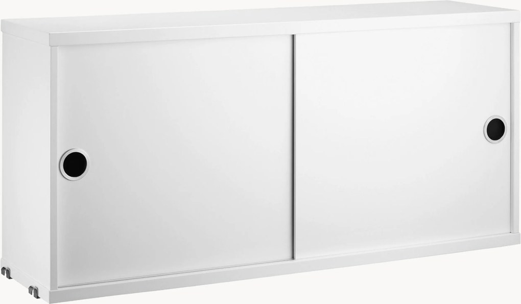 Kast String System met schuifdeuren, B 78 x D 20 cm