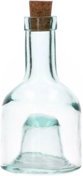 Olie- en azijnflesje, stapelbaar, gerecycled glas, 16 cm