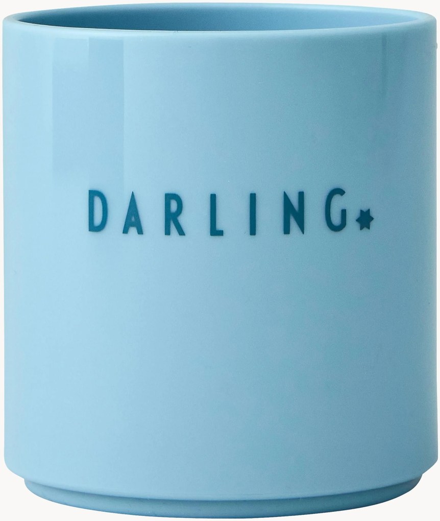 Kinderbeker Mini Favourite met verschillend opschrift aan de voor- en achterzijde