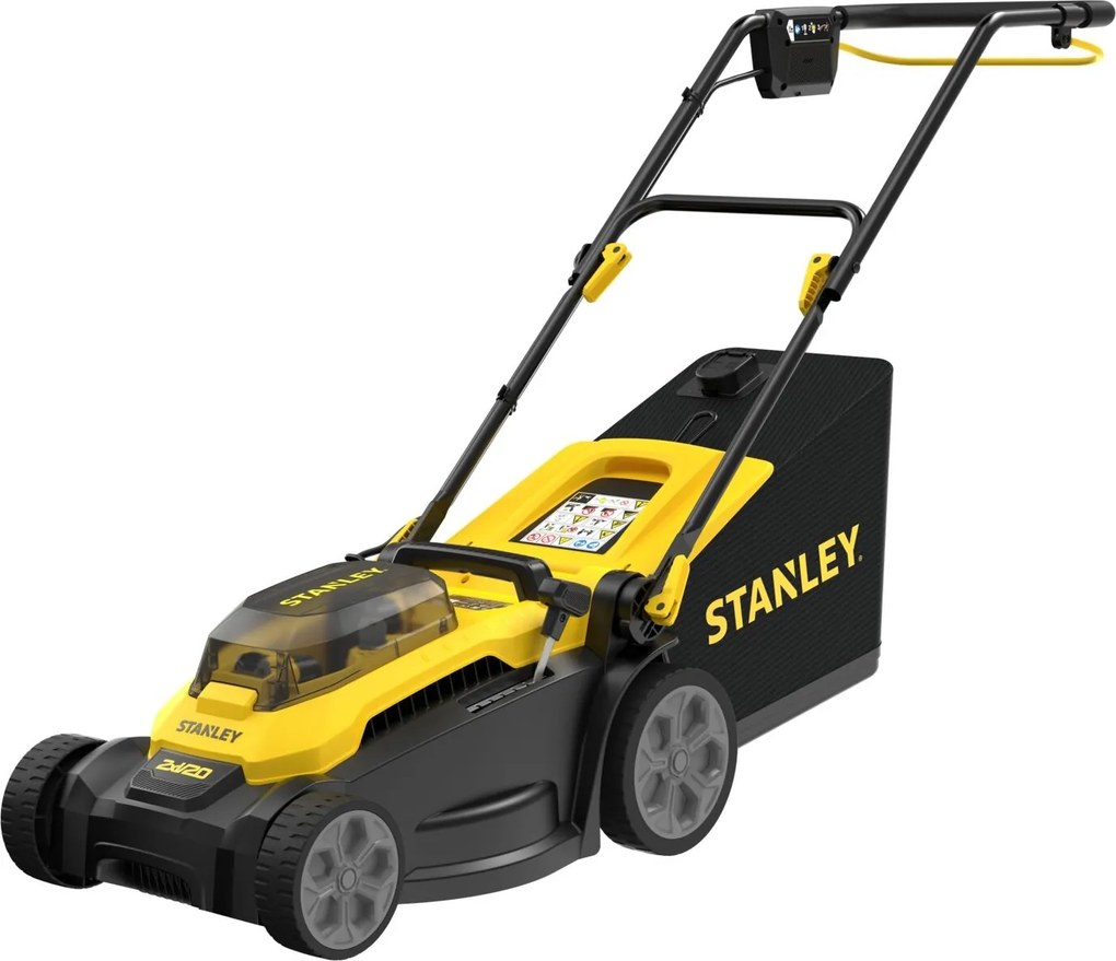 Stanley FATMAX SCMWP3701M2-QW V20 Accu Grasmaaier 37 cm – 3-in-1 – Brushless – 2x 4.0Ah Set