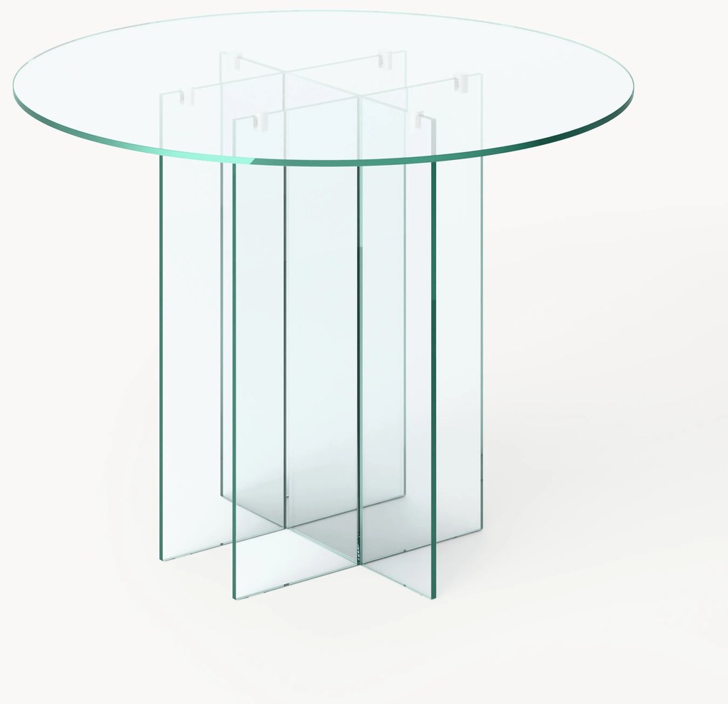 Ronde glazen eettafel Anouk, verschillende formaten