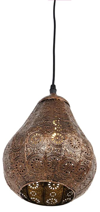 Oosterse hanglamp koper - Billa Dia