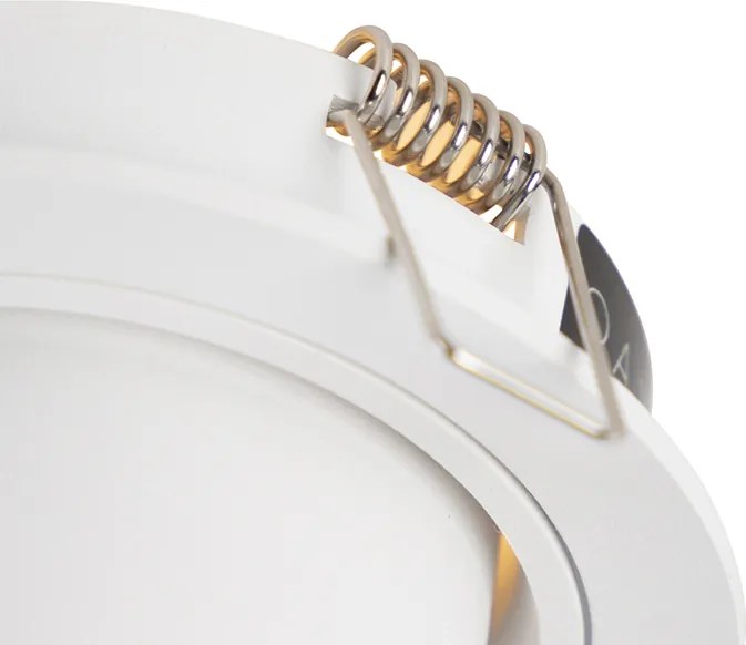 Smart inbouwspot wit kantelbaar incl. wifi GU10 - Installa