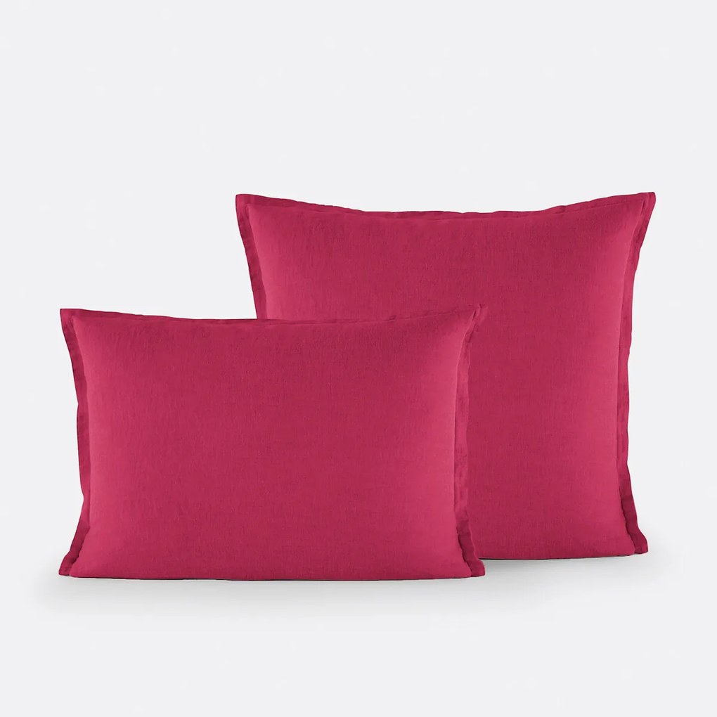 Kussensloop in gewassen linnen, Linot