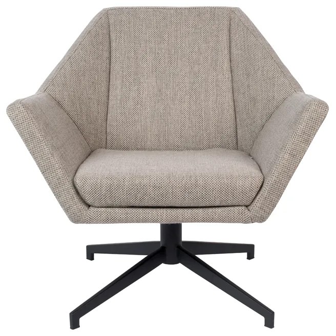 Zuiver Uncle Jesse Retro Draaifauteuil Grijs