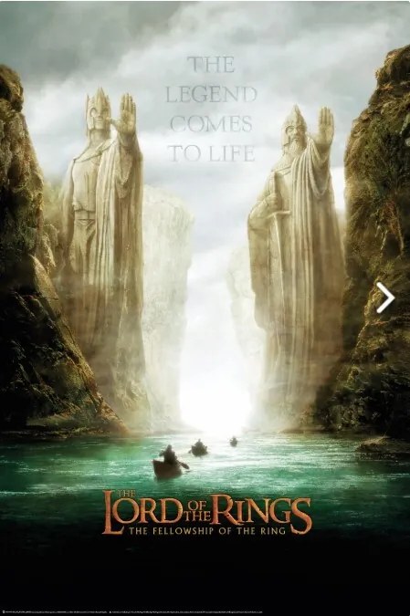 Poster The Lord of the Rings  - Argonath