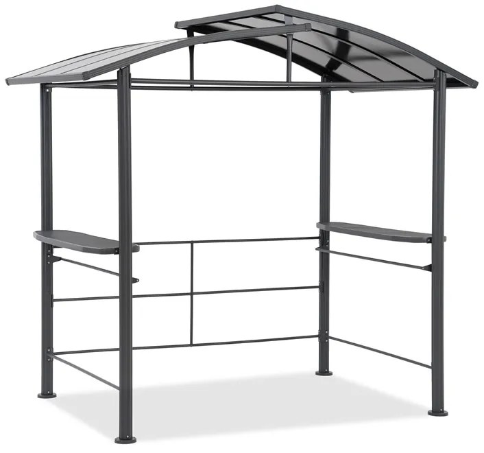 Ponta 2,4 x 1,5m metalen barbecue prieel Tuinpunt