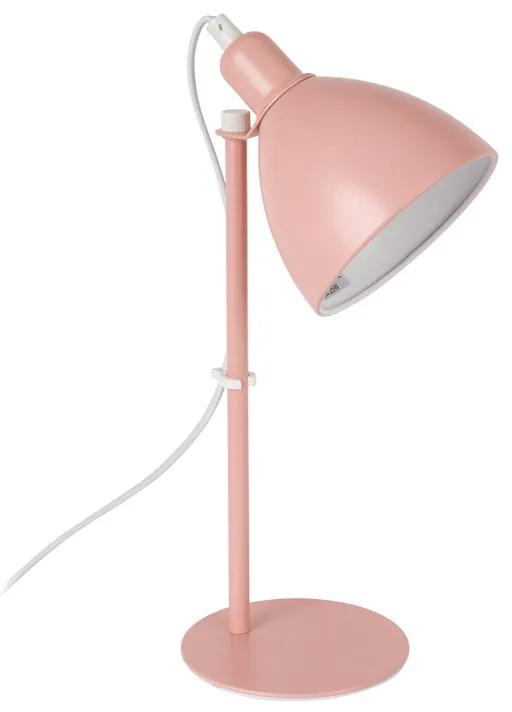 Bureaulamp - roze - Ø12,5x35 cm