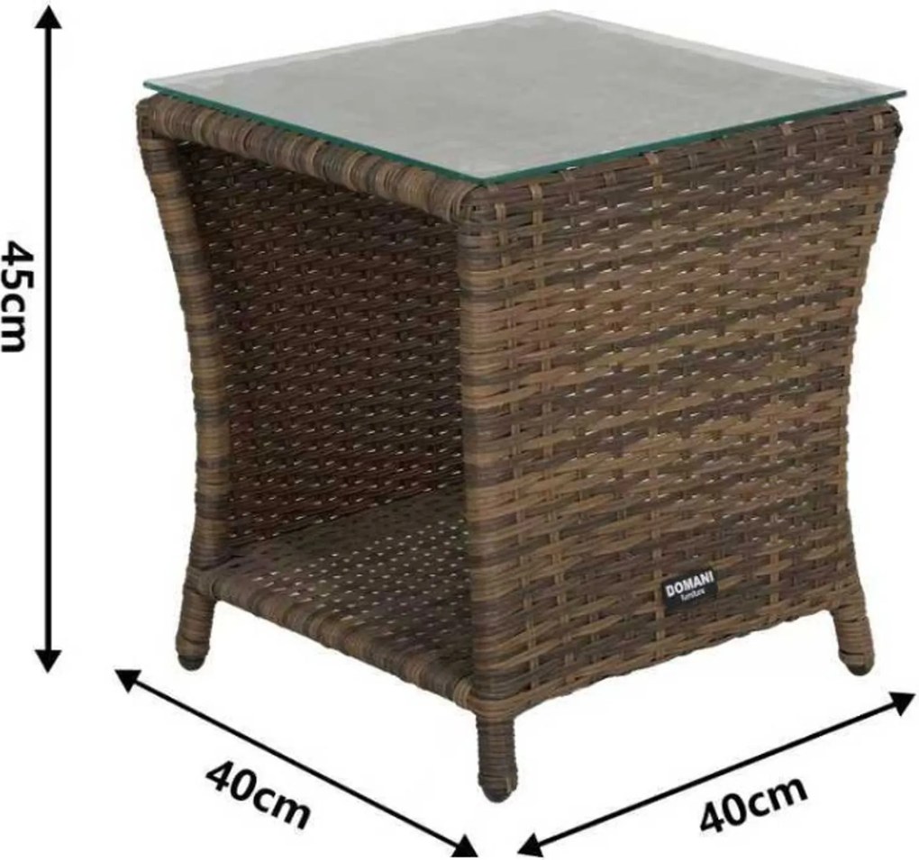 Bistroset Taupe Domani Furniture Relaxa