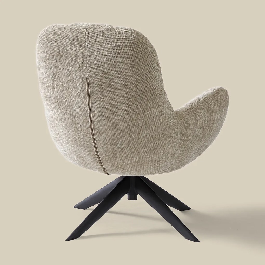 Draaibare Fauteuil Modern Beige