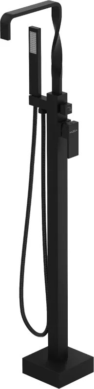 Mexen Avila vrijstaande badmengkraan, zwart - 75833-70