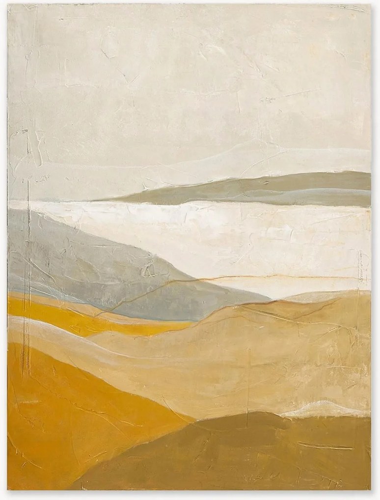 Handgeschilderd canvas Yellow Field